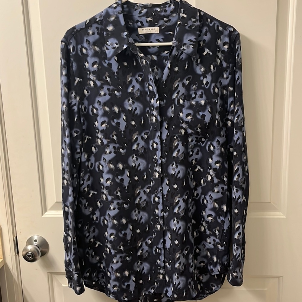 Equipment silk blouse